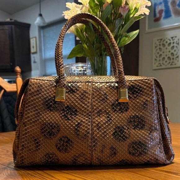 Judith Leiber Handbags - Judith Leiber Python Vintage